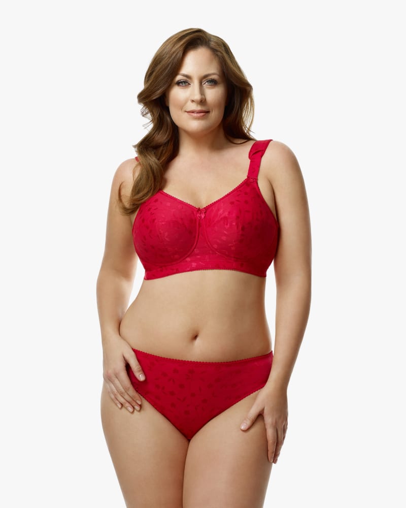 Plus size red panties top
